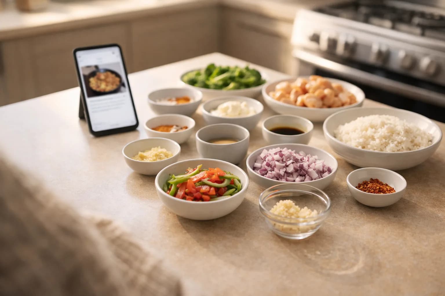 Step-by-step cook mode